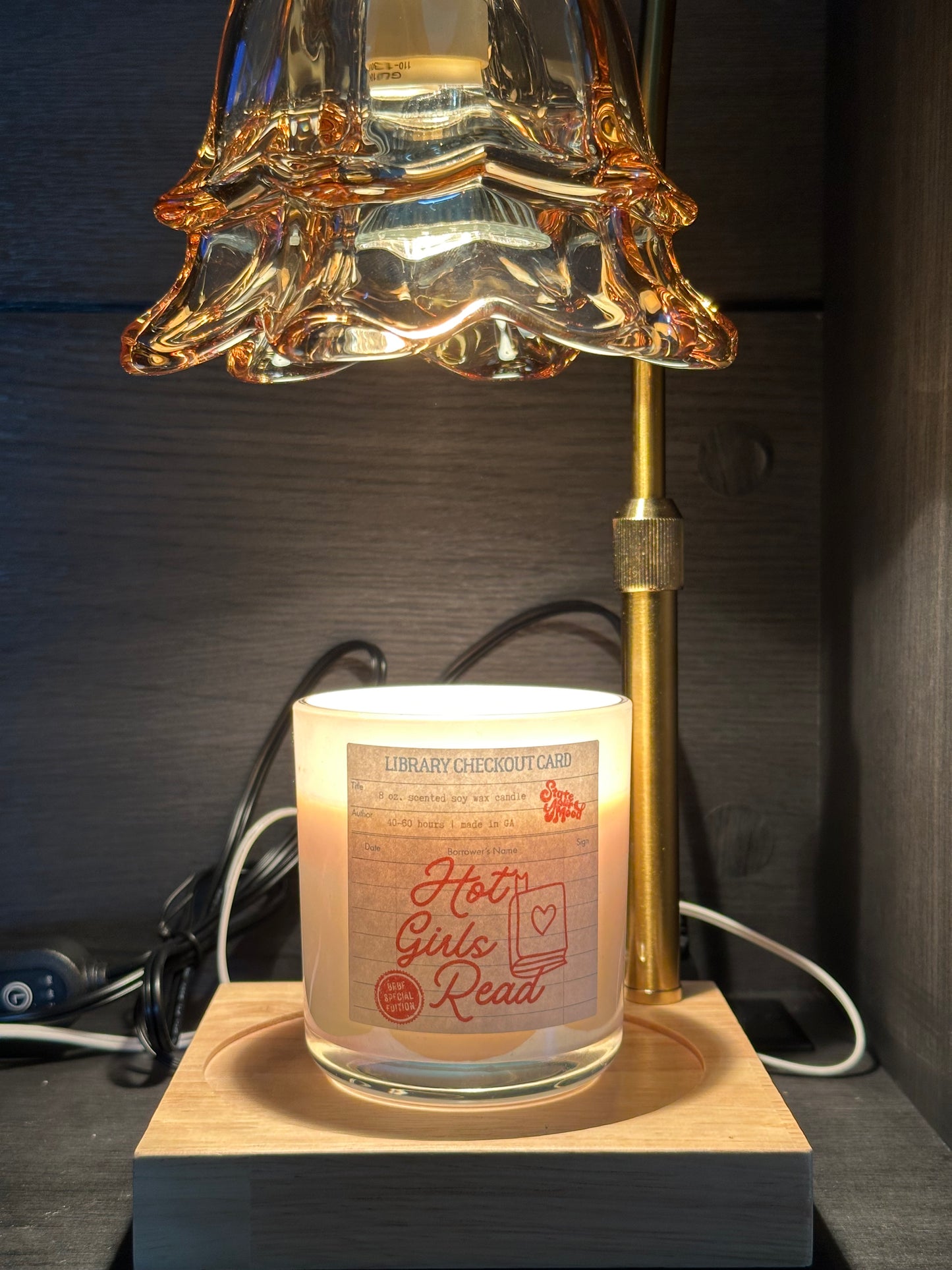 hot girls read books candle (preorder)