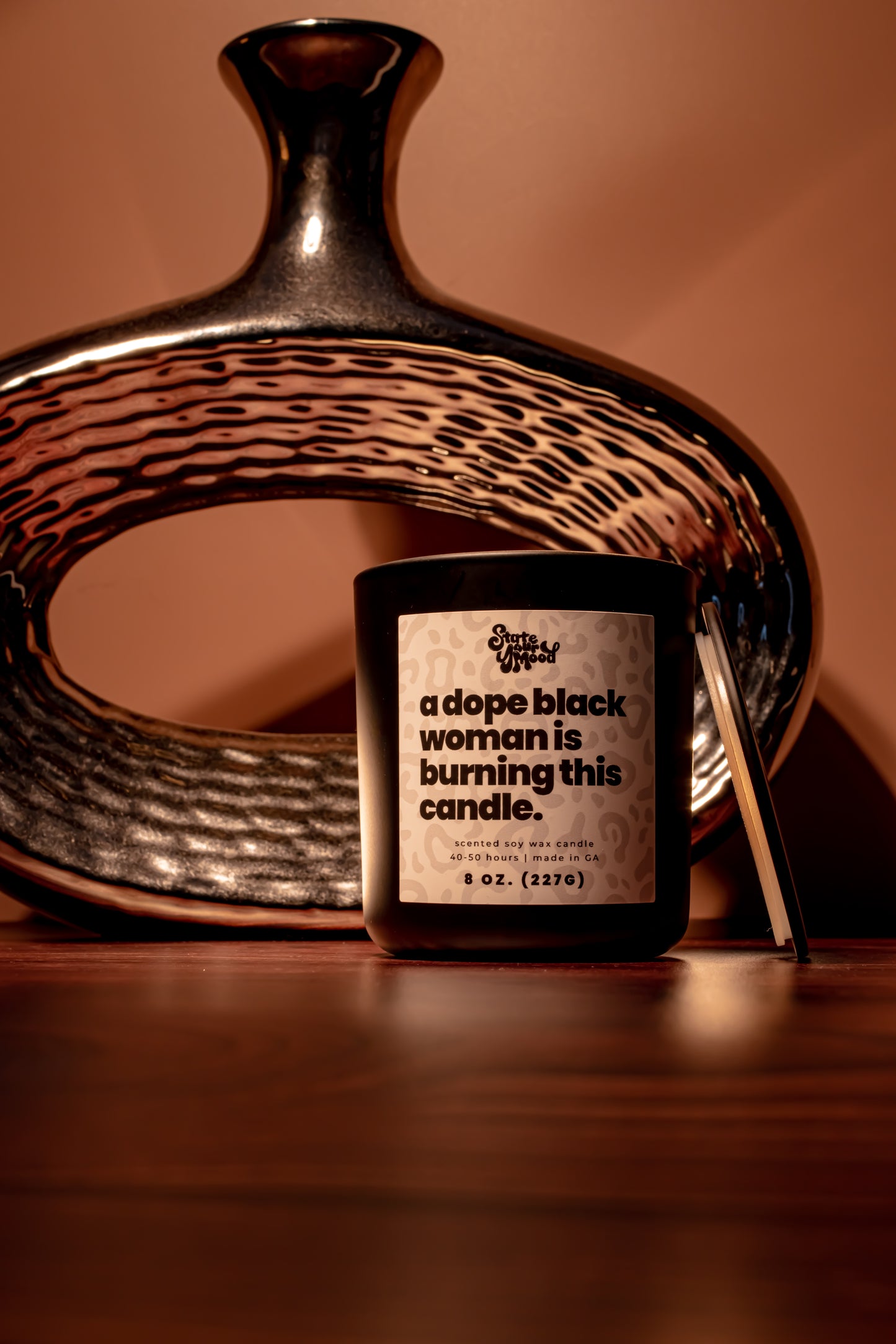 dope black woman candle