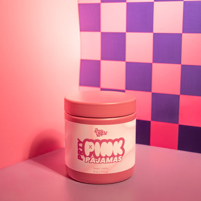 pretty pink pjs heart wax melt/wickless candle