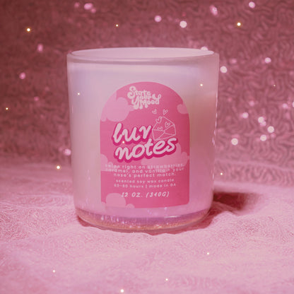 luv notes candle
